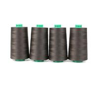 Ackermann 4X 5.000m UNIVERSAL NÄHGARN, Stärke 120, Qualitätsgarn, Overlock Garn, Garn für Overlock-Nähmaschinen (0860 Dunkelbraun)