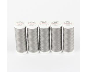 Ackermann Embroidery 40 Stickgarn 5x260m 0916 Grau (0,67 € pro 100 m) Farbe:0916