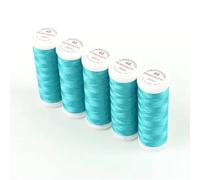 Ackermann Embroidery 40 Stickgarn 5x260m 2847 Cyan4 (0,67 € pro 100 m) Farbe:2847 Cyan4