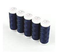 Ackermann Embroidery 40 Stickgarn 5x260m 2860 Mitternachtblau (0,67 € pro 100 m) Farbe:2860 Mitternachtblau