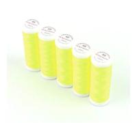 Ackermann Embroidery 40 Stickgarn 5x260m 2910 Neongelbgrün (0,67 € pro 100 m) Farbe:2910 Neongelbgrün