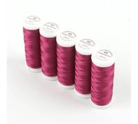 Ackermann Embroidery 40 Stickgarn 5x260m 2963 Dunkelrosa4 (0,67 € pro 100 m) Farbe:2963 Dunkelrosa4