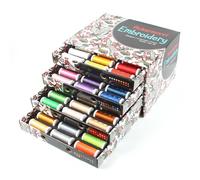 Ackermann EMBROIDERY Stickgarn Box 72 x 260m Stärke 40 (0,41 € pro 100 m)