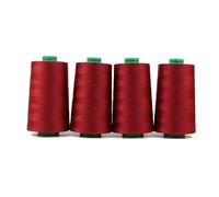 Ackermann Overlockgarn 4 x 5000m Farbe 7143 bordeaux (0,68 € pro 1000 m)
