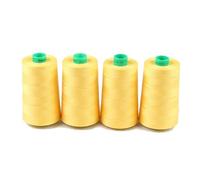 Ackermann Overlockgarn 4 x 5000m (0,77 € pro 1000 m) Farbe:Zitronengelb (8005)
