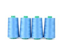 Ackermann Overlockgarn 4 x 5000m Farbe 7282 Azurblau (0,68 € pro 1000 m)