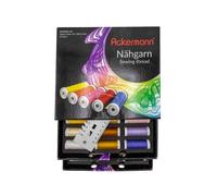 36 Farben x 200m ACKERMANN UNIVERSAL 120 NÄHGARN (Allesnäher) in handlicher Box. ACKERMANN UNIVERSAL 120 Nähgarn-Box. Nähgarnsortiment, Nähgarn-Set, Nähgarne, Nähgarn-Sortiment-Set, Qualitätsgarn