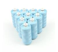 Ackermann Nähgarn Universal 10 x 1000m Fb. 0732 hellblau (0,13 € pro 100 m) Farbe:0732 hellblau