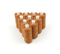Ackermann Nähgarn Universal 10 x 1000m Fb. 0816 goldbraun (0,13 € pro 100 m) Farbe:0816 goldbraun