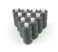 Ackermann Nähgarn Universal 10 x 1000m Fb. 0847 rauchgrau (0,13 € pro 100 m) Farbe:0847 rauchgrau