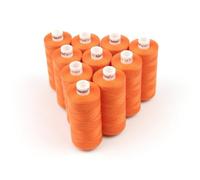 Ackermann Nähgarn Universal 10 x 1000m Fb. 0920 neonorange (0,13 € pro 100 m) Farbe:0920 neonorange