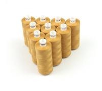 Ackermann Nähgarn Universal 10 x 1000m Fb. 7501 gold (0,13 € pro 100 m) Farbe:7501 gold