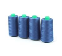 Ackermann Overlockgarn 4 x 5000m (0,90 € pro 1000 m) Farbe:Jeansblau (0731)