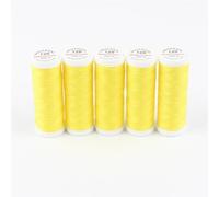 Ackermann universal Nähgarn 5x 200m 120 Poly Farbe: 0702 Kanariengelb (0,48 € pro 100 m) Farbe:0702 Kanariengelb