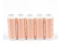 Ackermann universal Nähgarn 5x 200m 120 Poly Farbe: 0710 Pfirsich (0,50 € pro 100 m) Farbe:0710 Pfirsich