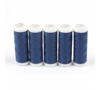 Ackermann universal Nähgarn 5x 200m 120 Poly Farbe: 0731 Ultramarine (0,48 € pro 100 m) Farbe:0731 Ultramarine