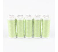 Ackermann universal Nähgarn 5x 200m 120 Poly Farbe: 0742 Blassgrün (0,50 € pro 100 m) Farbe:0742 Blassgrün