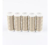 Ackermann universal Nähgarn 5x 200m 120 Poly Farbe: 0774 Beige (0,50 € pro 100 m) Farbe:0774 Beige