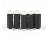 Ackermann universal Nähgarn 5x 200m 120 Poly Farbe: 0779 Schwarzgrau (0,48 € pro 100 m) Farbe:0779 Schwarzgrau