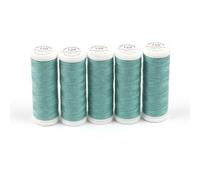 Ackermann universal Nähgarn 5x 200m 120 Poly Farbe: 0805 Blaugrün (0,50 € pro 100 m) Farbe:0805 Blaugrün
