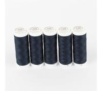 Ackermann universal Nähgarn 5x 200m 120 Poly Farbe: 0948 Stahlblau (0,50 € pro 100 m) Farbe:0948 Stahlblau