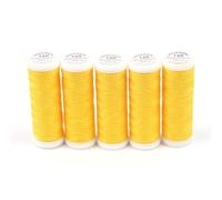 Ackermann universal Nähgarn 5x 200m 120 Poly Farbe: 7042 Sonnengelb (0,50 € pro 100 m) Farbe:7042 Sonnengelb