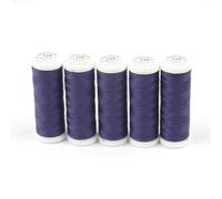 Ackermann universal Nähgarn 5x 200m 120 Poly Farbe: 7224 Dunkles Lila (0,44 € pro 100 m)