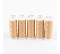 Ackermann universal Nähgarn 5x 200m 120 Poly Farbe: 7612 Pastellgelb (0,50 € pro 100 m) Farbe:7612 Pastellgelb