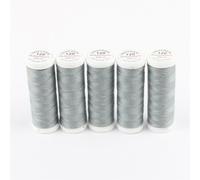 Ackermann universal Nähgarn 5x 200m 120 Poly Farbe: 7802 Platingrau (0,50 € pro 100 m) Farbe:7802 Platingrau