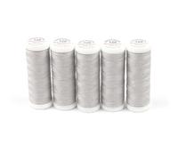 Ackermann universal Nähgarn 5x 200m 120 Poly Farbe: 8099 Helles Silber