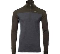 Aclima Men's LightWool 180 Polo with Zip Tarmac/Marengo XL