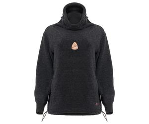 Aclima - Reborn Terry Pullover - Merinopullover, Gr. S, schwarz (DarkGreyMelange)