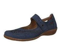 Aco Sabine 86 Spangenballerina Damen blau 40