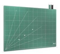 ACROPAQ Schneidematte A2 - Selbstheilend, A2 60 x 45 cm, 5 Lagen Schutz für Ihre Möbel, mit beidseitigen Gittern und Winkelmarkierungen - Bastelunterlage, Schneideunterlage, Cutting mat