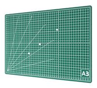 ACROPAQ Schneidematte A3 - Selbstheilend, A3 45 x 30 cm, 5 Lagen Schutz für Ihre Möbel, mit beidseitigen Gittern und Winkelmarkierungen - Bastelunterlage, Schneideunterlage, Cutting mat
