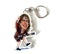 Acryl Schlüsselanhänger Karikatur Music Legends - Angus Young - AC/DC