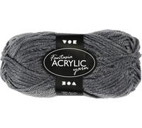 Acrylgarn grau, Länge: 80m, 3-fädig