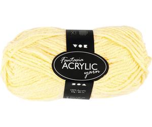 Acrylgarn hellgelb 80 m lang 3-fädig