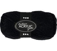 Creativ Company Acrylic yarn Black 50gr 80m