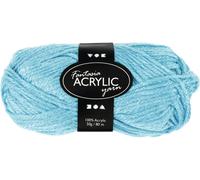 Acrylgarn türkis 80 m lang 3-fädig