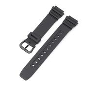 ACTINPANT 1 Stück 18-mm-Armband for AQ-S810W, F-108, W-735H, W-216H, SGW-300, AE-1000W, AE-1200, schwarzes Uhrenarmband