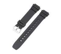 ACTINPANT 1 Stück 18-mm-Armband for AQ-S810W, F-108, W-735H, W-216H, SGW-300, AE-1000W, AE-1200, schwarzes Uhrenarmband