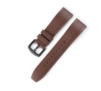 ACTINPANT 1 Stück 20 22 24 26 mm Uhrenarmband, wasserdicht, for Damen und Herren, universelles Zubehör(Brown,22mm)
