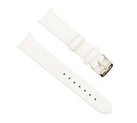 ACTINPANT 1 Stück Lederarmband for Damenuhren, passend for 12 mm, 14, 16, 18 und 20, inklusive Goldener Ersatzschließe(White-Gold Buckle,18mm)