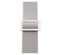 ACTINPANT 1 Stück Uhrenarmband 18 mm 20 22 Armband Schwarz Silber Gold Schnalle Textilarmband(Gray,18mm Silver Buckle)