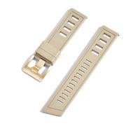 ACTINPANT 1 Stück Uhrenarmband 20 mm/22 mm, wasserdicht, mit Schnellverschluss, for Taucher geeignet, kompatibel Allen Marken, schwarzes, strapazierfähiges Sportarmband(Khaki-Gold,22mm)