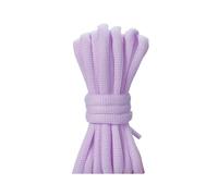 ACTINPANT 2 Stück Basketball-Oval-Schnürsenkel, Halbrunde Schnürsenkel, Die Ohne Verblassen Der for Männer Und Frauen Laufen, 100/120/140/160/180 Cm(Light purple,180 cm)