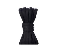 ACTINPANT 2 Stück Basketball-Oval-Schnürsenkel, Halbrunde Schnürsenkel, Die Ohne Verblassen Der for Männer Und Frauen Laufen, 100/120/140/160/180 Cm(Black,140cm)