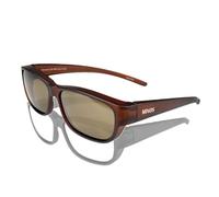 ActiveSol | Überzieh-Sonnenbrille MINOS für kleine Brillen | Herren | polarisiert, Lotus-Effekt