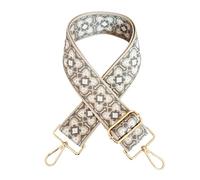 ACVIP Damen Taschengurt Retro Stickerei Erweitern Schultergurt Tragegurt 75-130cm Längenverstellbarer Schulterriemen(Retro Stickerei #16)